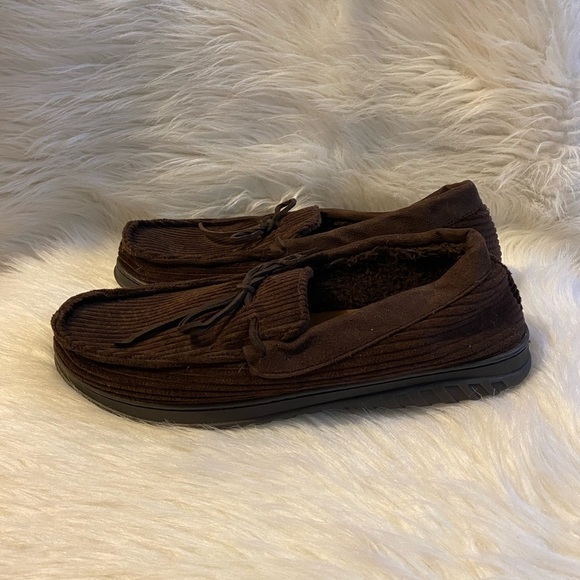 Dearfoams Men’s Size Large 11-12 Slippers - Picture 1 of 7